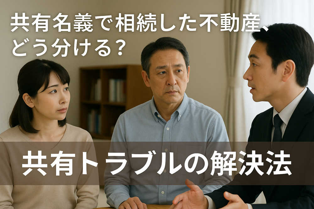 共有名義で相続した不動産、どう分ける？共有トラブルの解決法と売却のコツの画像