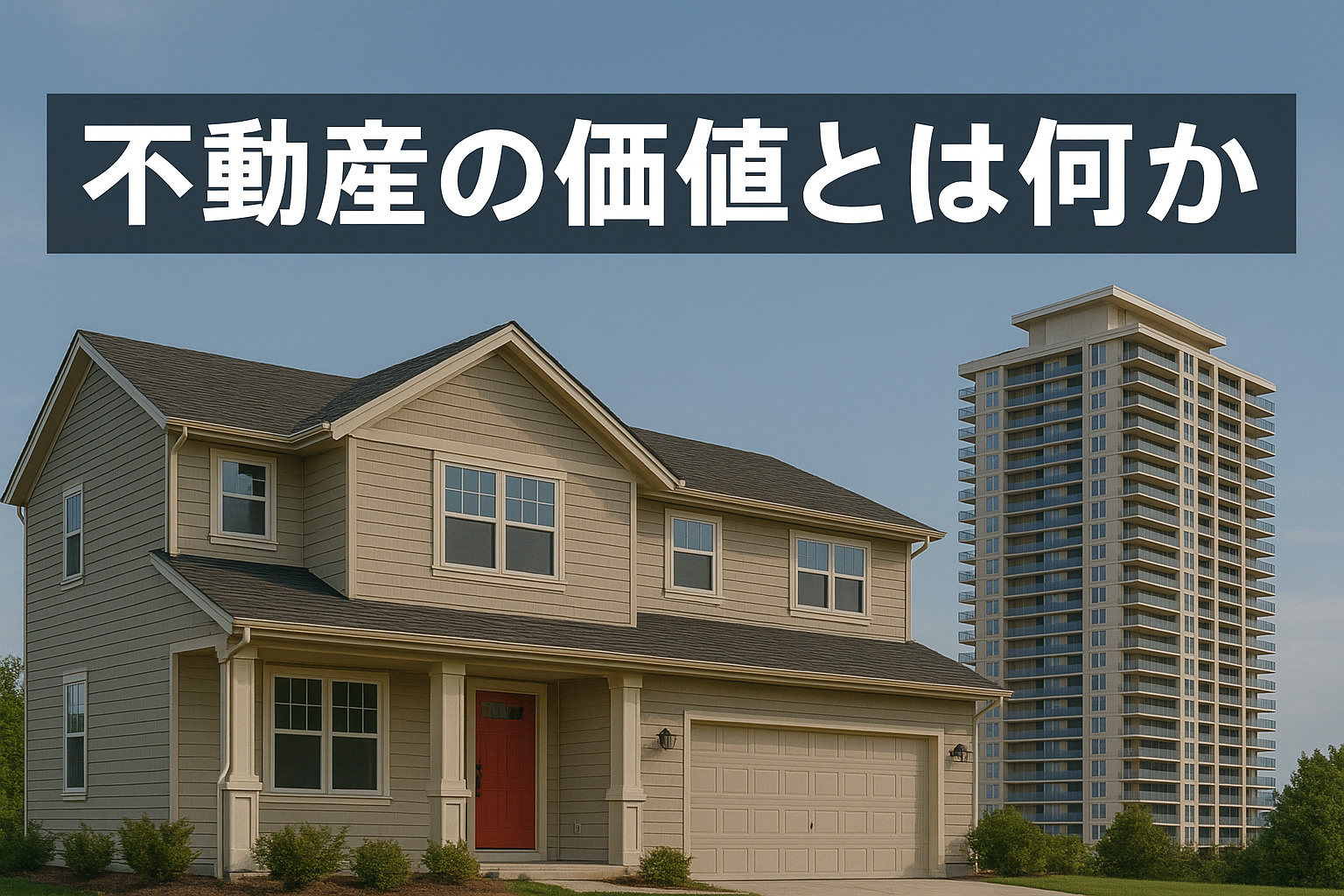 不動産の価値っていったいなに？の画像