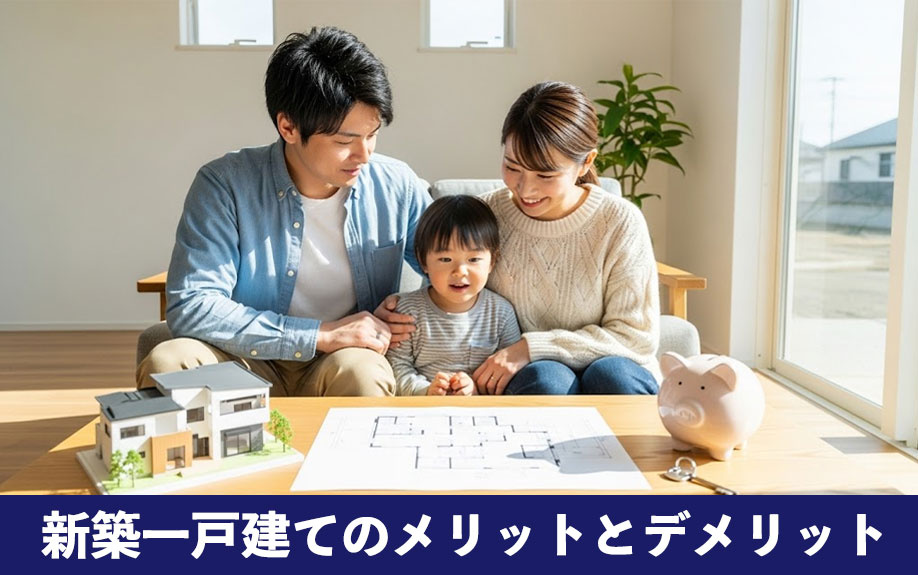 新築一戸建てのメリットとデメリット