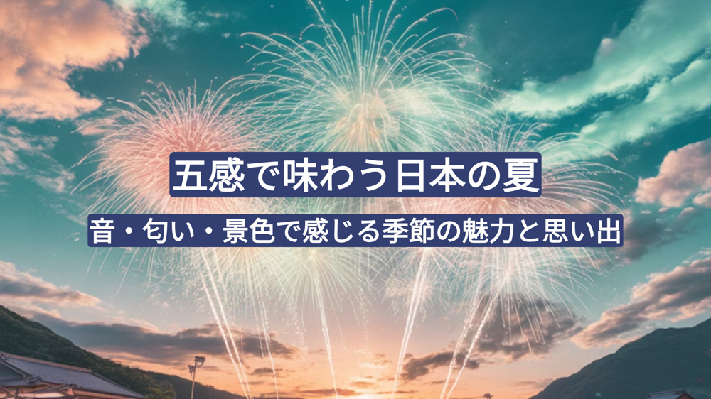 「五感で味わう日本の夏｜音・匂い・景色で感じる季節の魅力と思い出」の画像