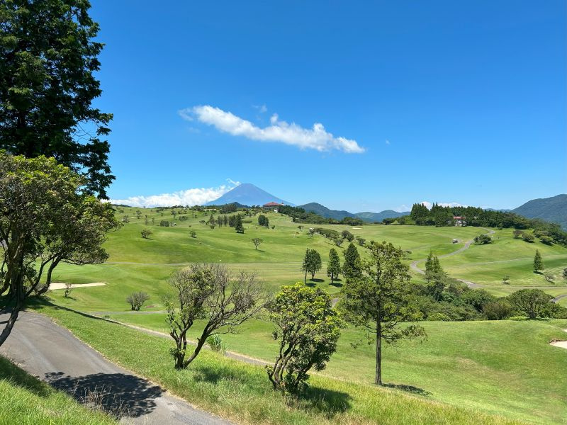 箱根でゴルフの画像