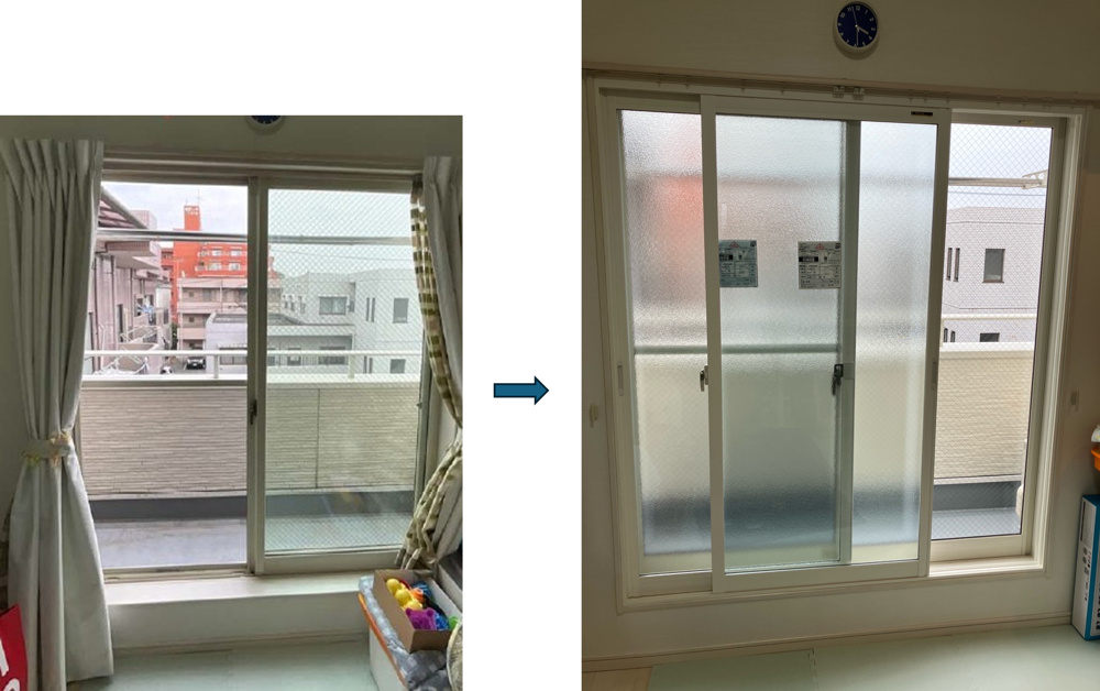 補助金を利用した内窓取付工事の画像