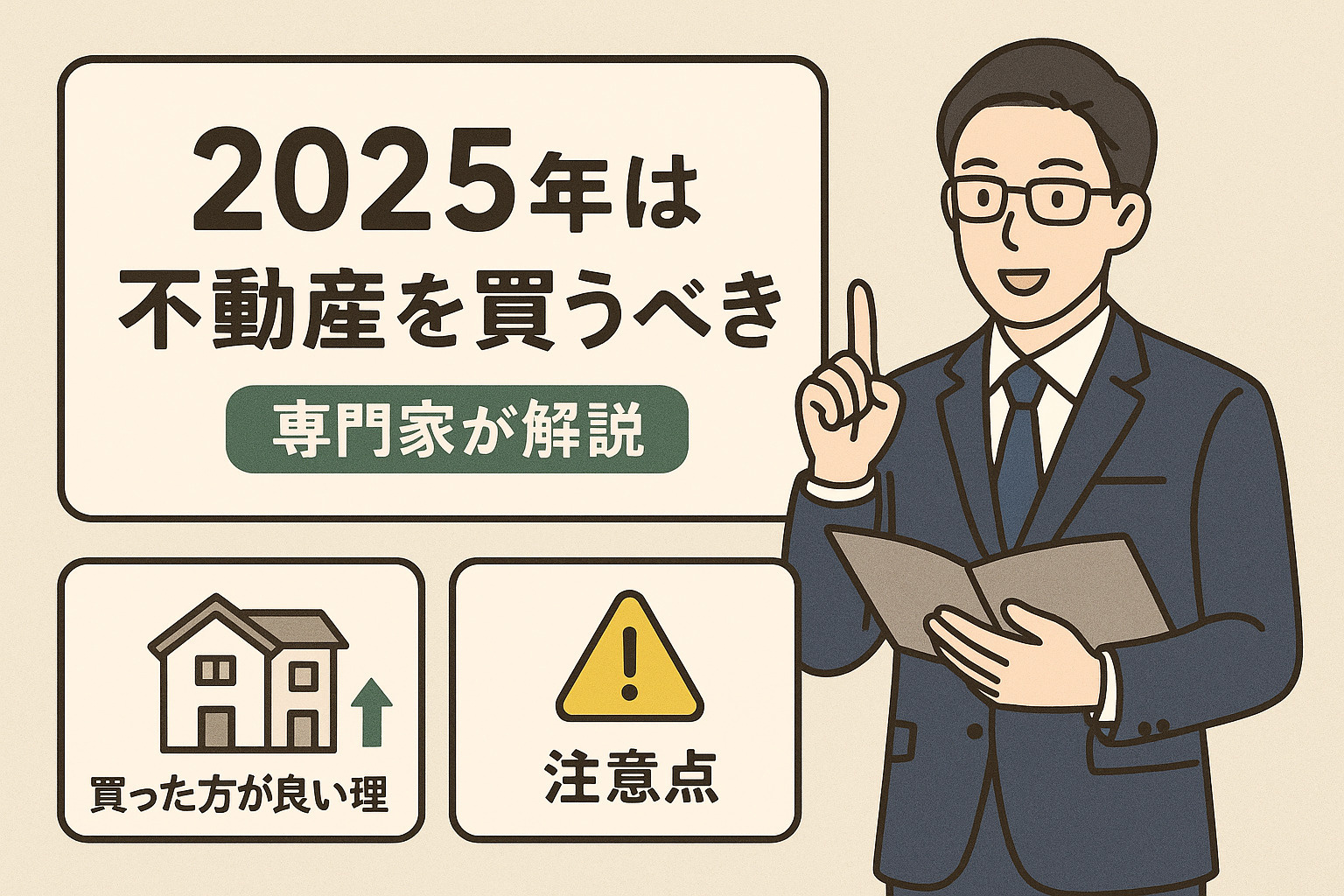 2025年は不動産を買うべき？専門家が徹底解説｜買った方が良い理由と注意点の画像