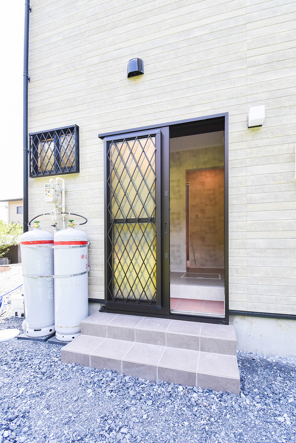 畑からバスルームへの動線