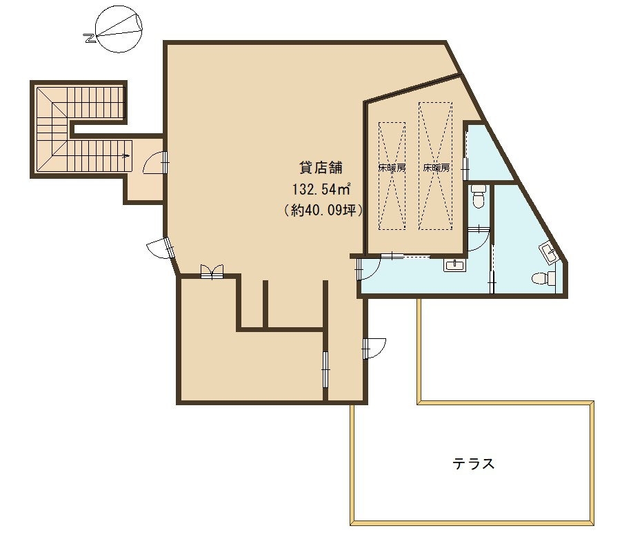 ※商談中※【賃貸・テナント募集】京都市西京区御陵谷町／36万円（税込）／9号線沿いの店舗の画像