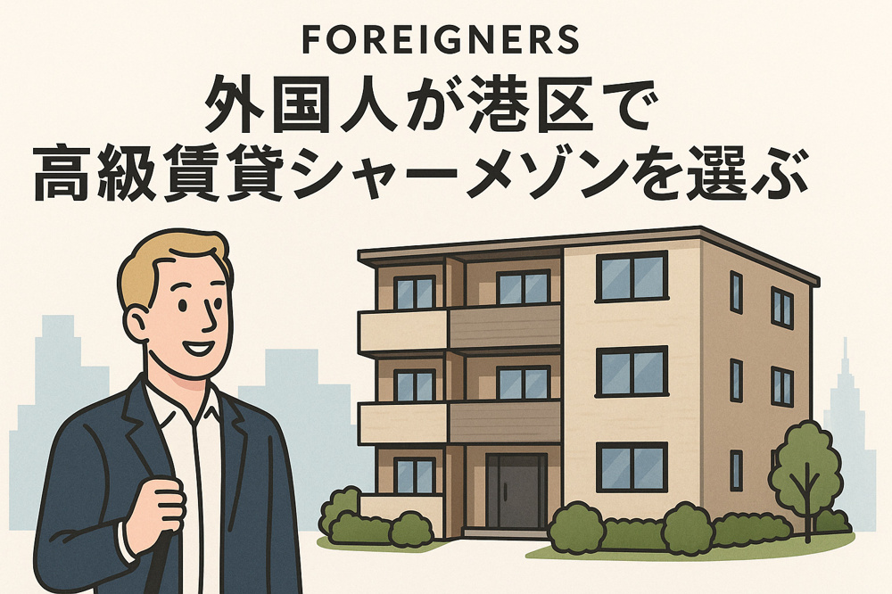 外国人が港区で高級賃貸シャーメゾンを選ぶ理由の画像