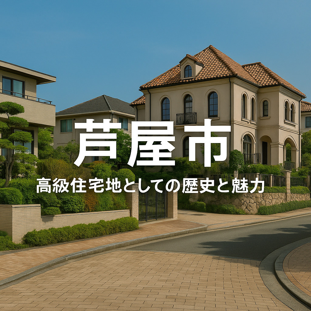 芦屋市の歴史と住宅地ブランド —— 高級住宅地としての魅力と住みやすさの画像