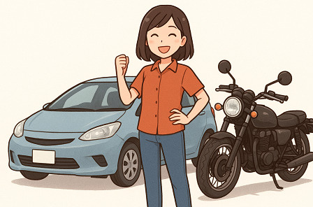 駐車場2台ＯＫ！　バイクもＯＫ！の画像