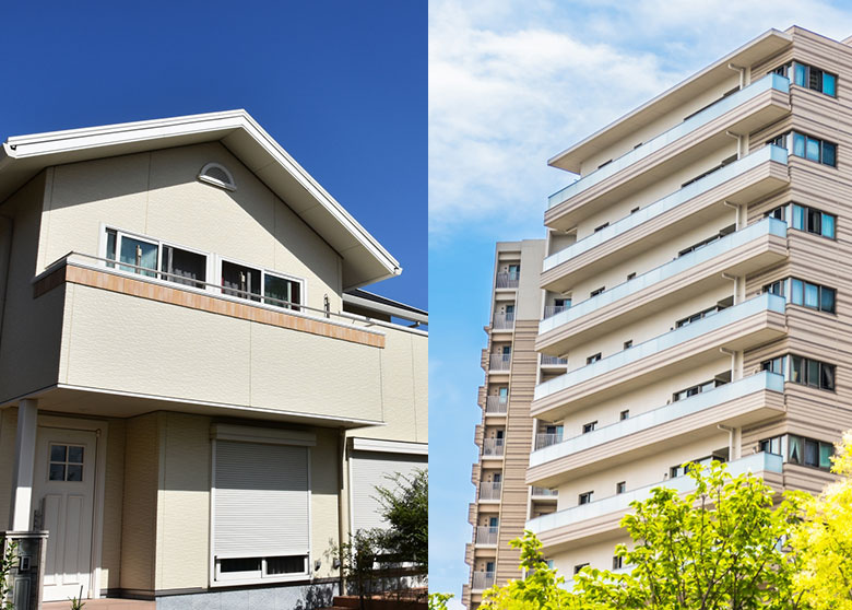 一戸建てVSマンションどっちがオススメ？の画像