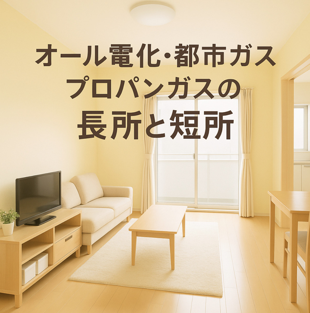 【オール電化・都市ガス・プロパンガス】それぞれの長所と短所を徹底解説！～名古屋 My賃貸～の画像