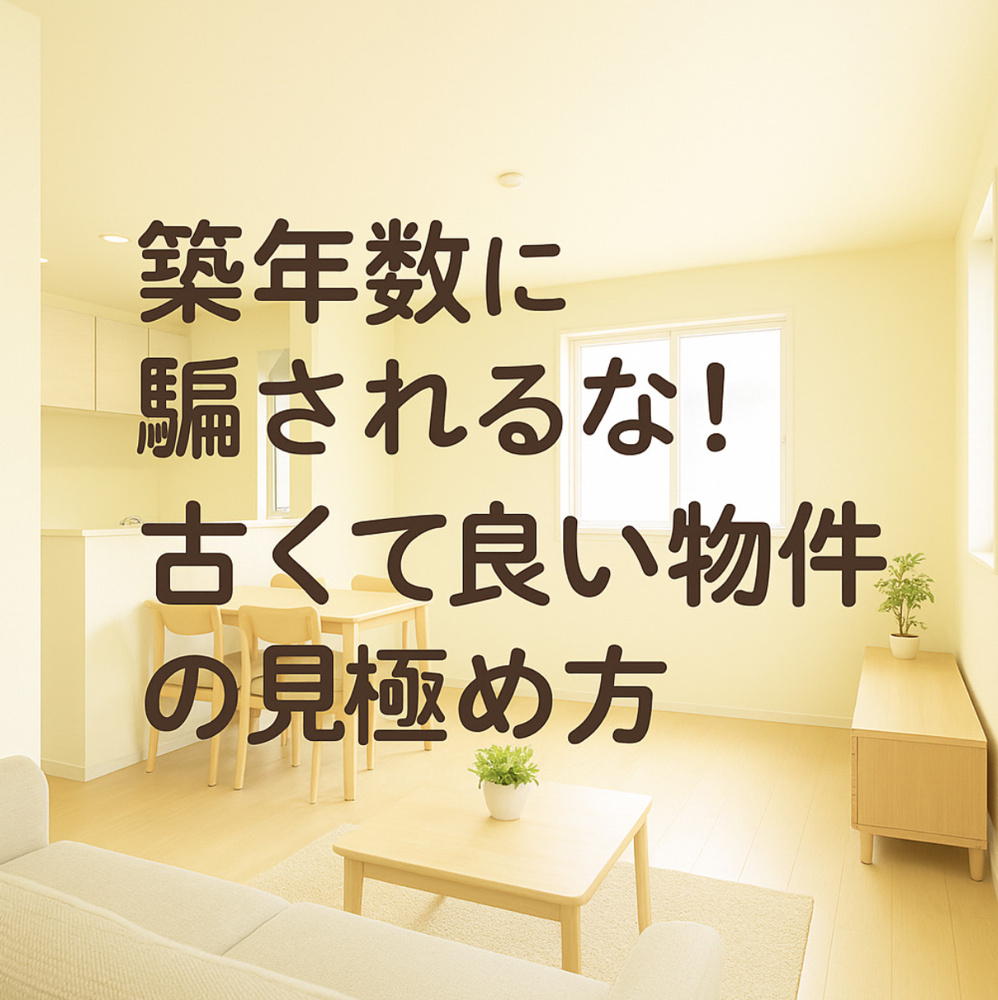 築年数に騙されるな！“古くて良い物件”の見極め方～名古屋 My賃貸～の画像