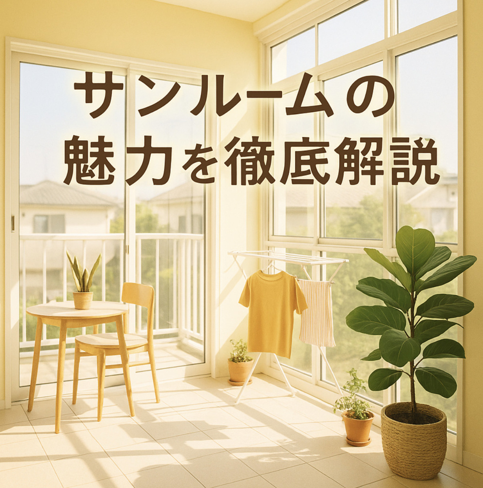 サンルームの魅力を徹底解説～名古屋 My賃貸～の画像