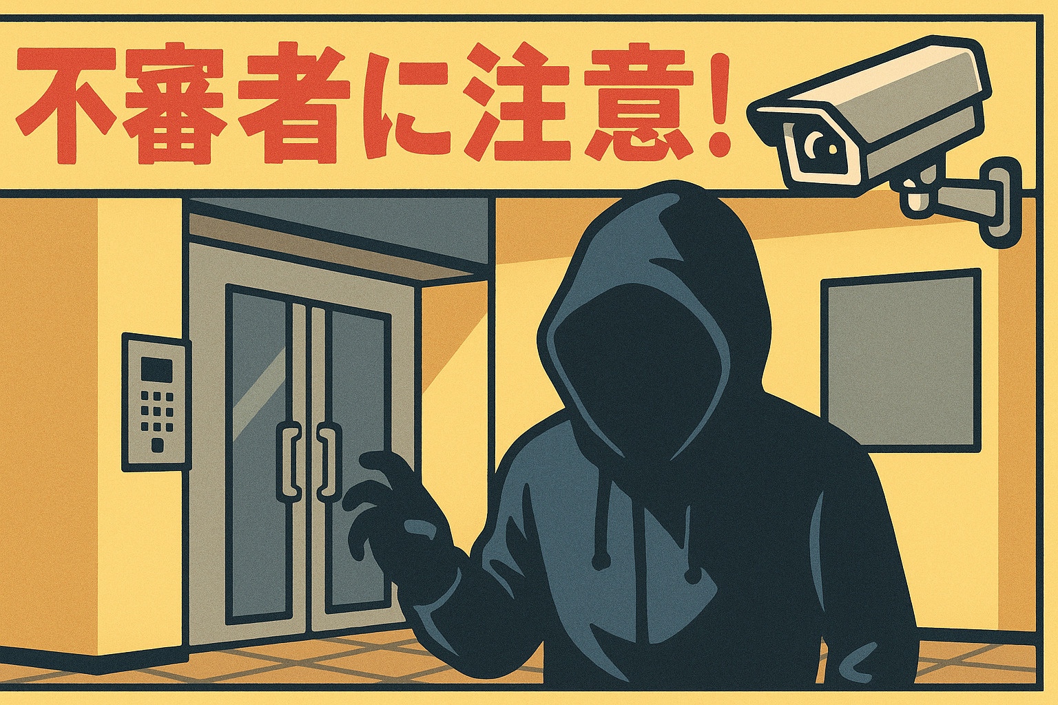 【マンション住人は必見】不審者が入ったときの対処法の画像