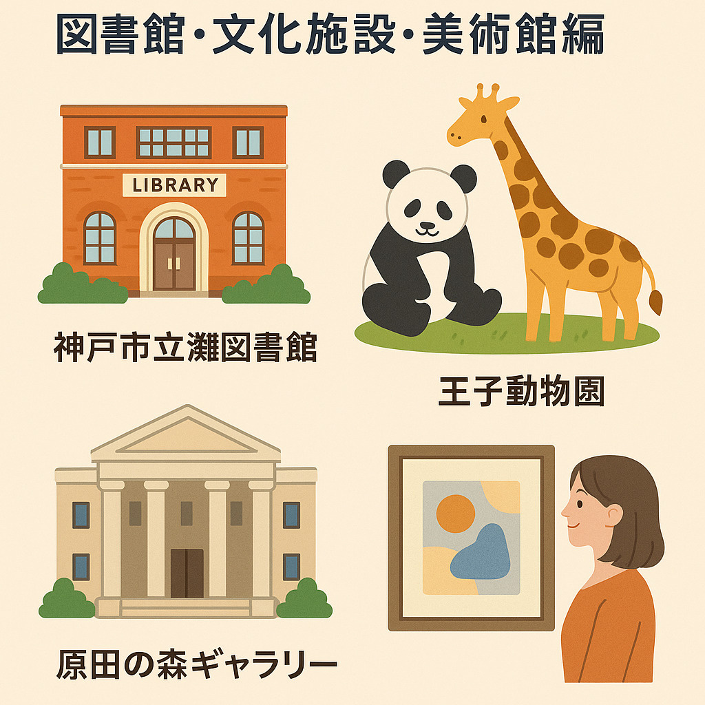 【六甲道の暮らし方シリーズ 図書館・文化施設・美術館編】知と文化にふれる暮らし｜ワンプラス六甲道本店の画像