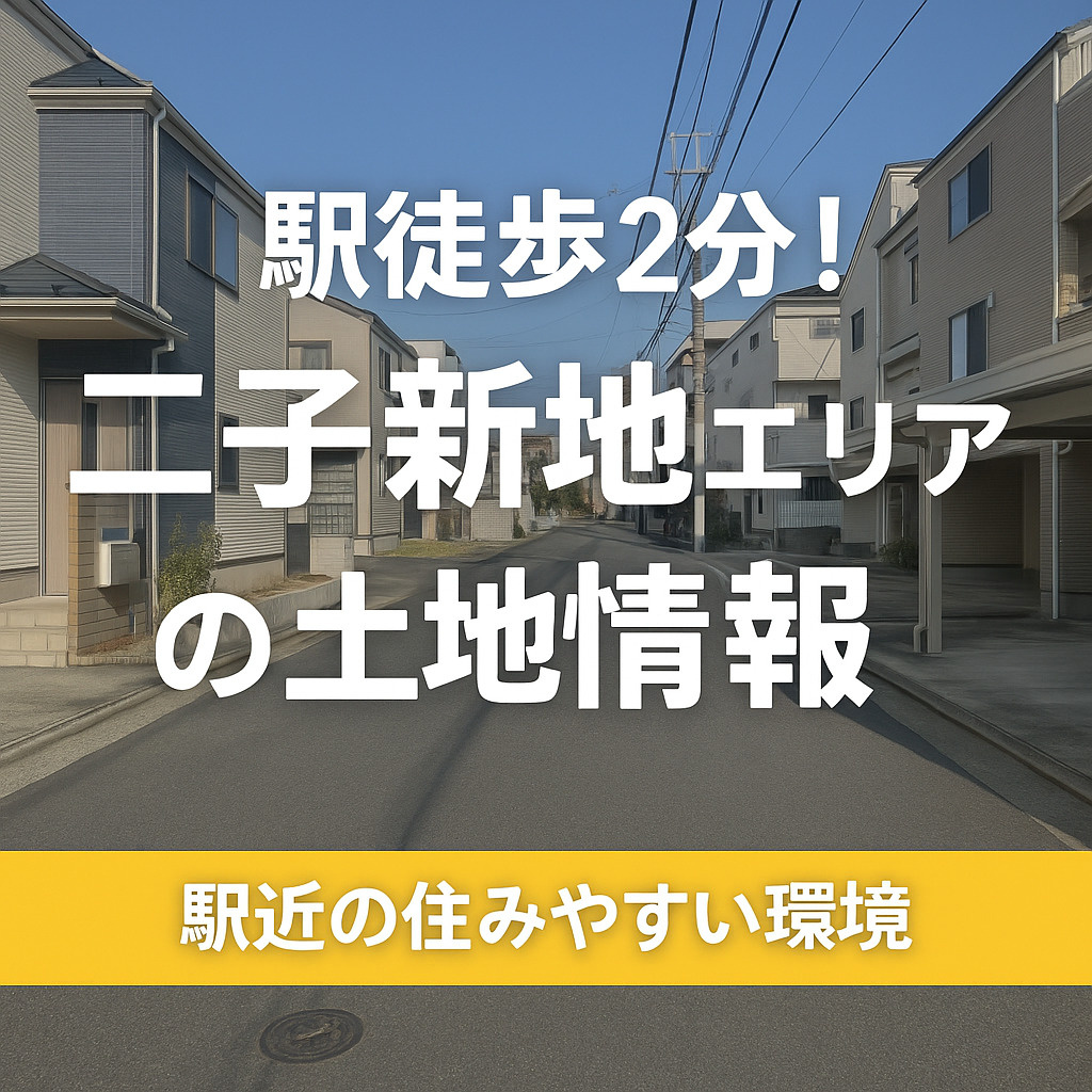 駅徒歩2分！二子新地エリアの土地情報の画像