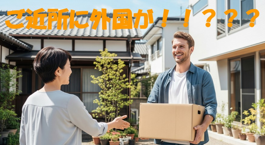 近所に外国人が住みだした！！近隣トラブルにならない為の５つの心得！の画像