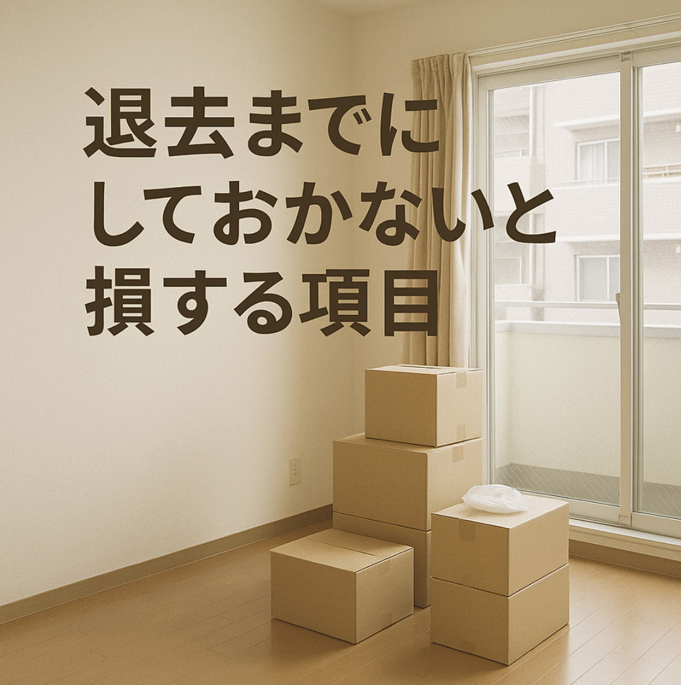 退去までにしておかないと損する項目 ～そのまま出たらお金も信用も失うかも？～ ～名古屋My賃貸～の画像