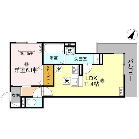 【ZEH-M×新築】ソレアード魚崎北町101｜太陽光“自家消費”で家計にやさしい1LDK（42.82㎡）／ペット可・ネット無料の画像