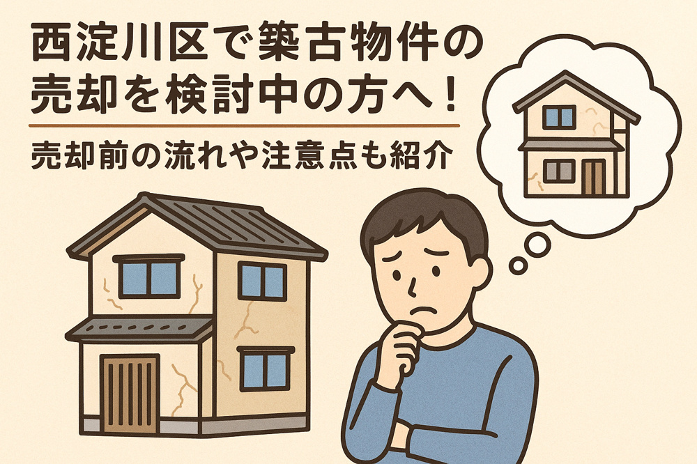 西淀川区で築古物件の売却を検討中の方へ！売却前の流れや注意点も紹介の画像