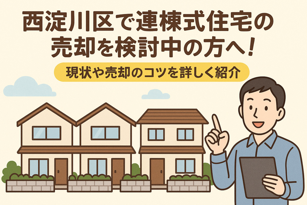 西淀川区で連棟式住宅の売却を検討中の方へ！現状や売却のコツを詳しく紹介の画像