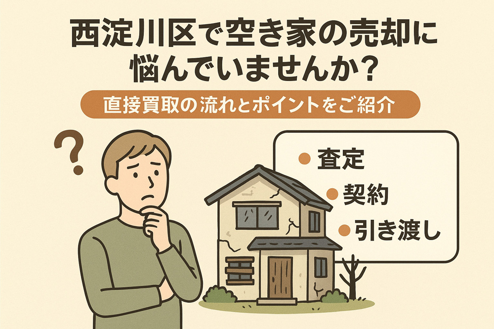 西淀川区で空き家の売却に悩んでいませんか？直接買取の流れとポイントを紹介の画像