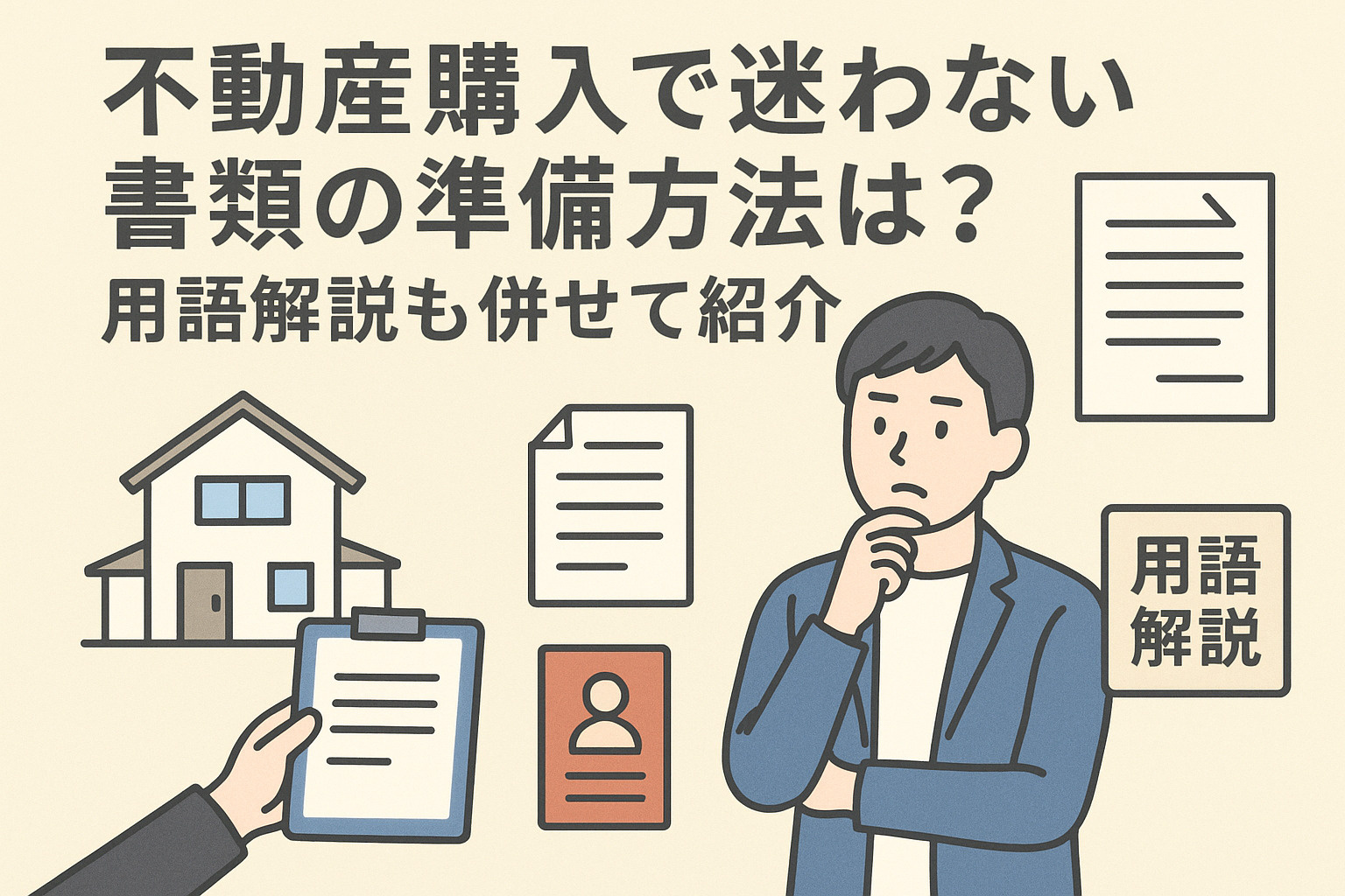 不動産購入で迷わない書類の準備方法は？用語解説も合わせて紹介の画像