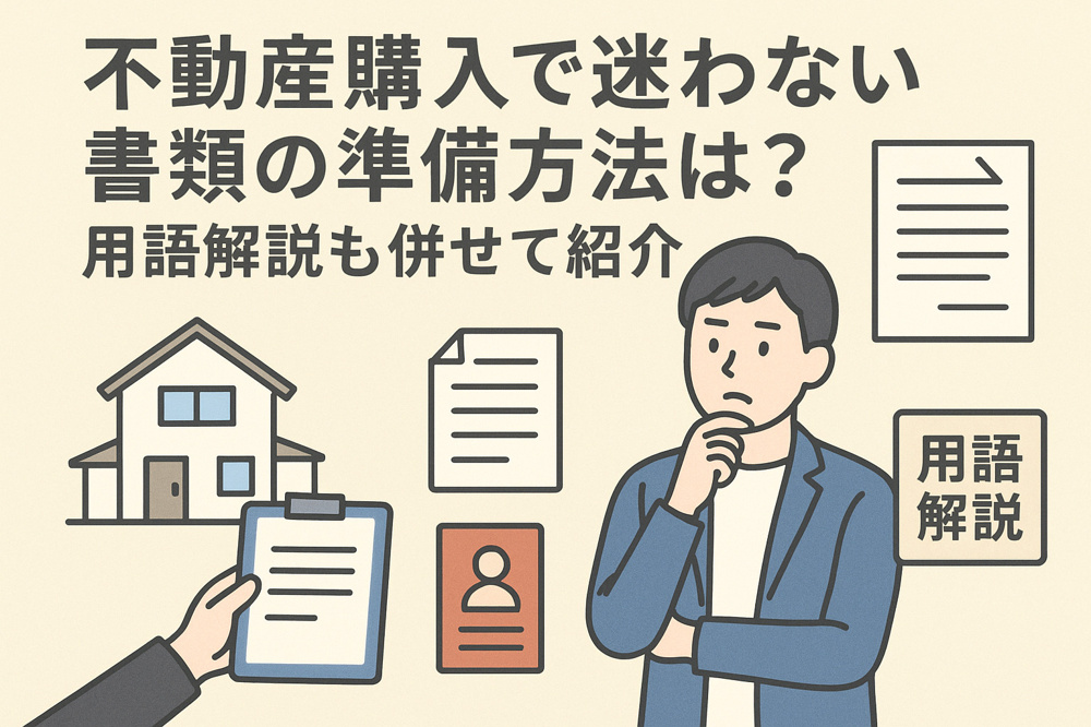 不動産購入で迷わない書類の準備方法は？用語解説も合わせて紹介の画像