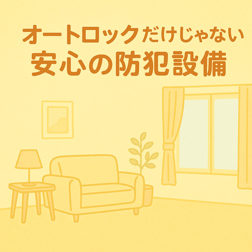 オートロックだけじゃない!安心の防犯設備~名古屋My賃貸~の画像