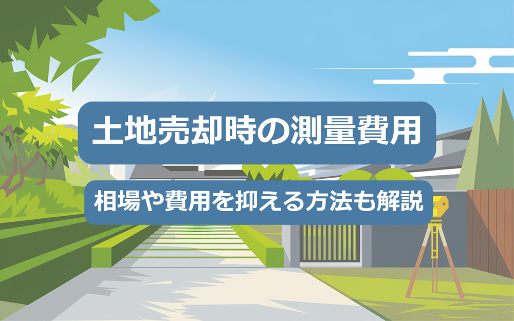 【2025年】土地売却時の測量費用について！相場や費用を抑える方法も解説の画像