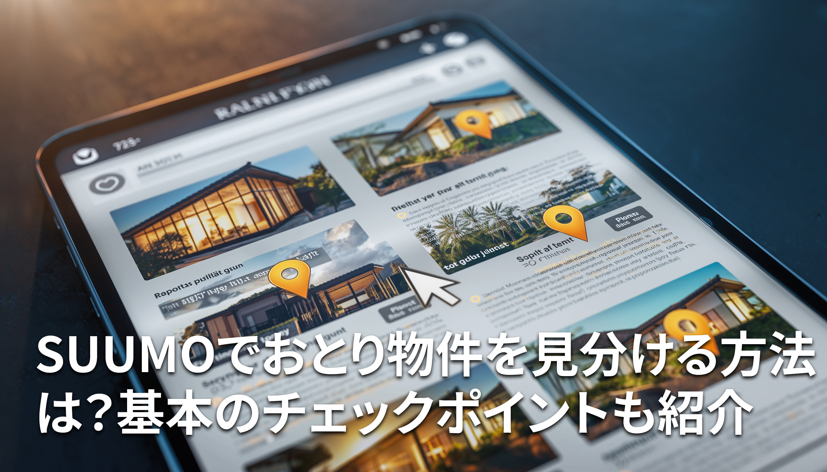 SUUMOでおとり物件を見分ける方法は？基本のチェックポイントも紹介の画像