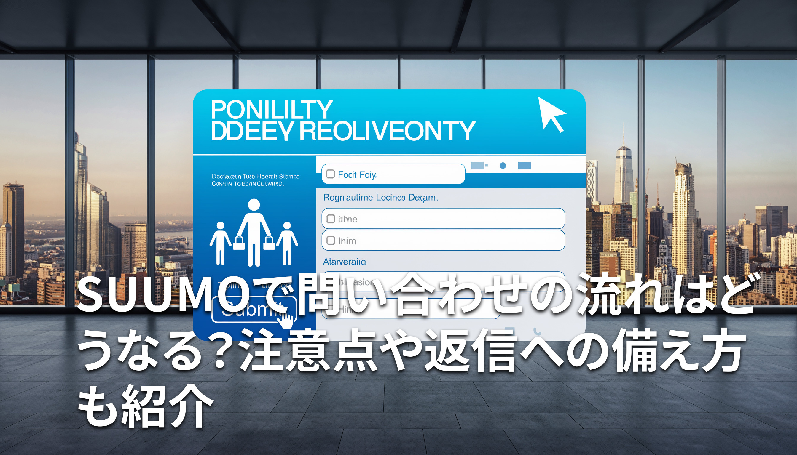 SUUMOで問い合わせの流れはどうなる？注意点や返信への備え方も紹介の画像