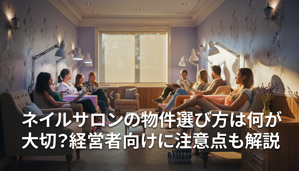 ネイルサロンの物件選び方は何が大切？経営者向けに注意点も解説の画像