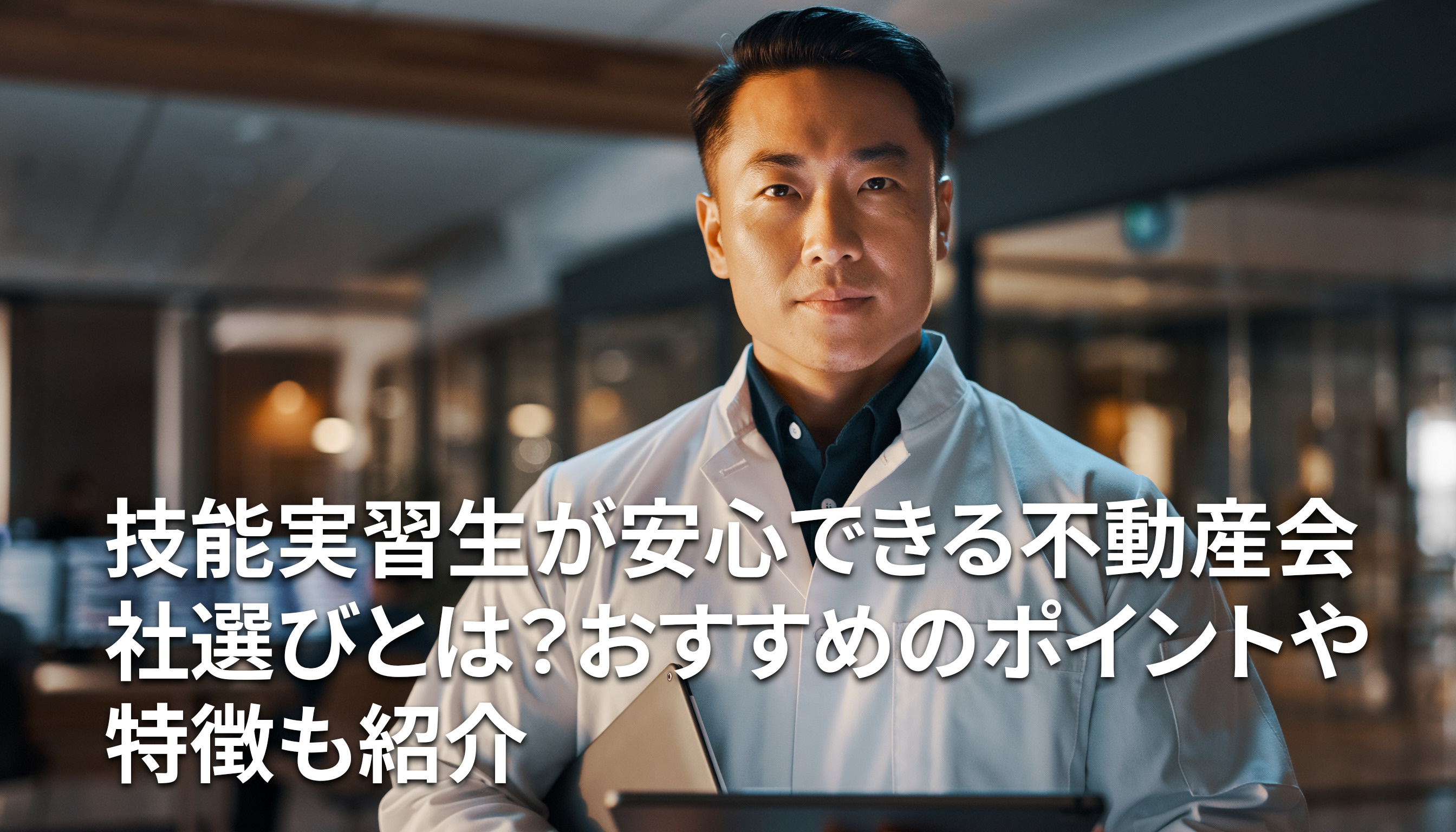 技能実習生が安心できる不動産会社選びとは？おすすめのポイントや特徴も紹介の画像