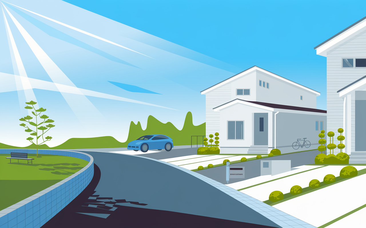 土浦市で新築戸建てを探す夫婦必見！浸水リスクが低い場所の選び方をご紹介の画像