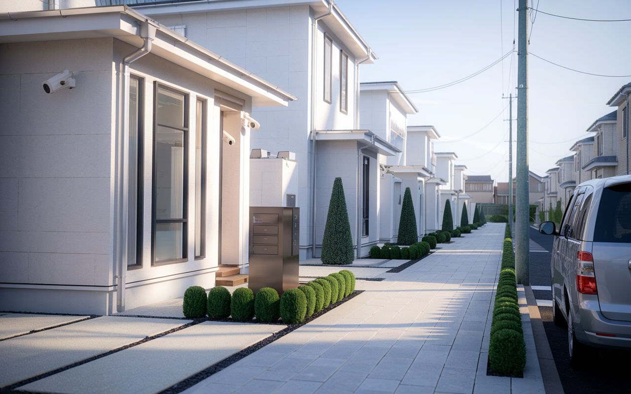 土浦市の新築戸建てに防犯カメラ付き住宅は必要？家族の安心を守る選び方を紹介の画像