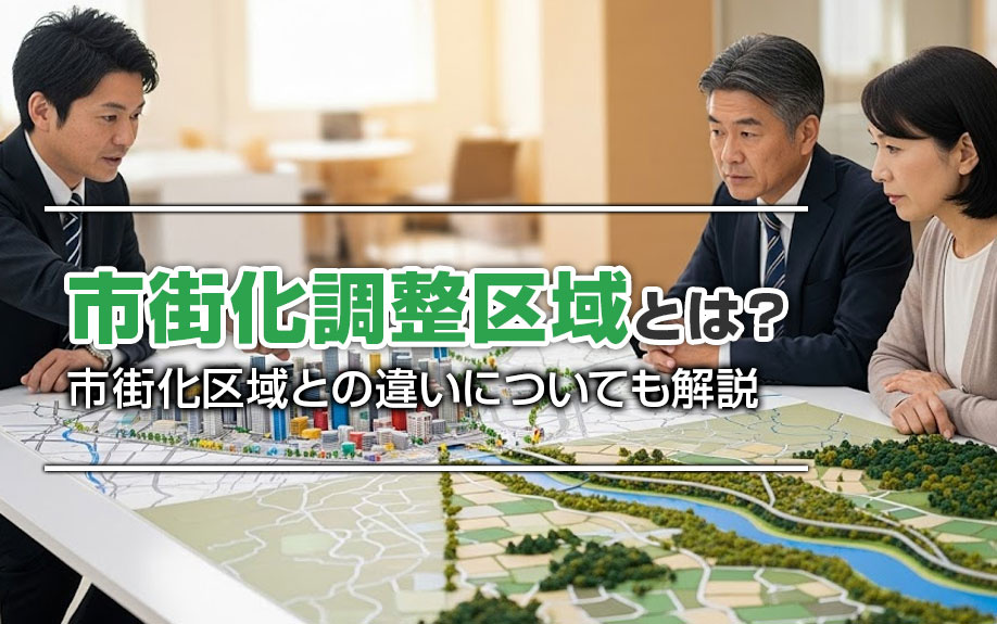 市街化調整区域とは？市街化区域との違いについても解説