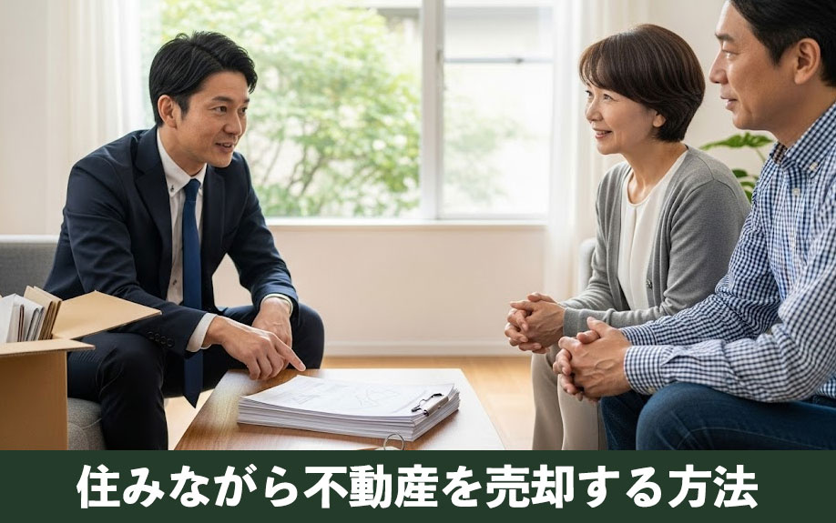 住みながら不動産を売却する方法