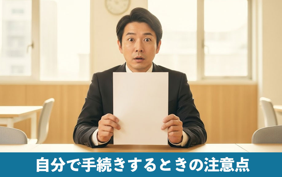 相続放棄を自分で手続きするときの注意点