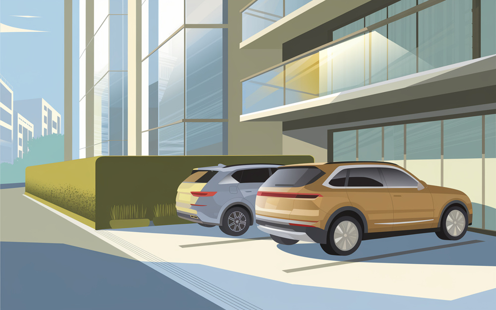 外車や大型SUVを中央区マンションで駐車できる？駐車場は1850mmが多い現状と対策をご紹介の画像