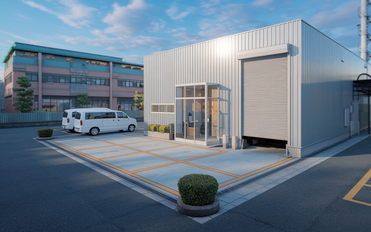 倉庫のイラスト