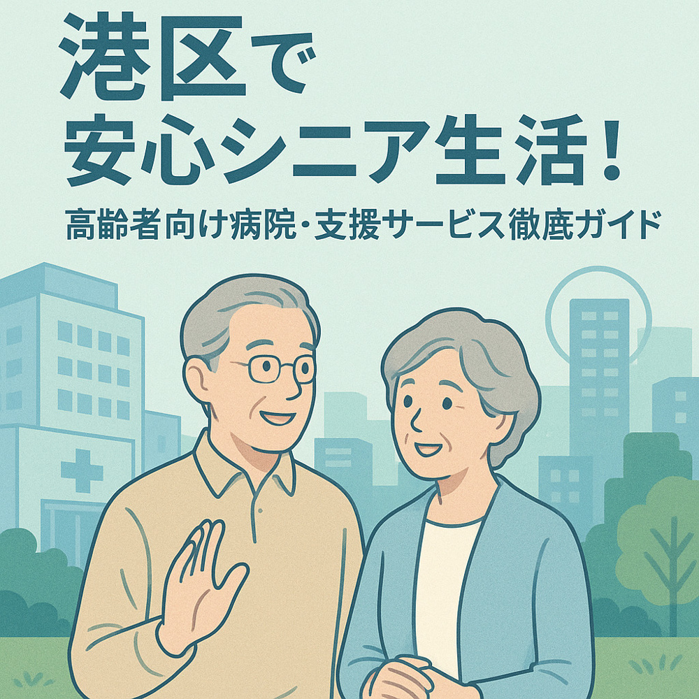 港区で安心シニア生活！高齢者向け病院・支援サービス徹底ガイドの画像
