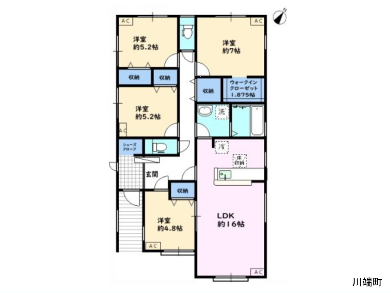 川端町　間取図