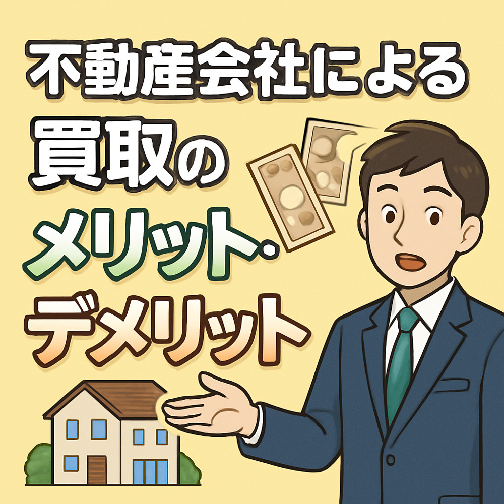 不動産会社による買取のメリット・デメリットの画像
