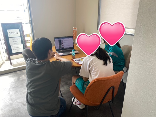 中学生が職場体験にきてくれましたの画像