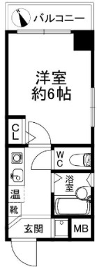 【六甲道賃貸】ノモズヴィレッジ六甲503｜駅近・安心オートロック付き1Kの画像