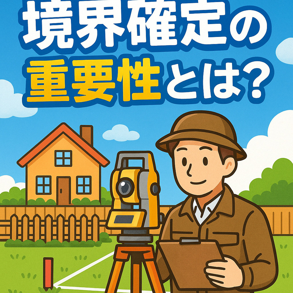 売却前に必ず確認！境界確定で安心できる不動産取引の画像