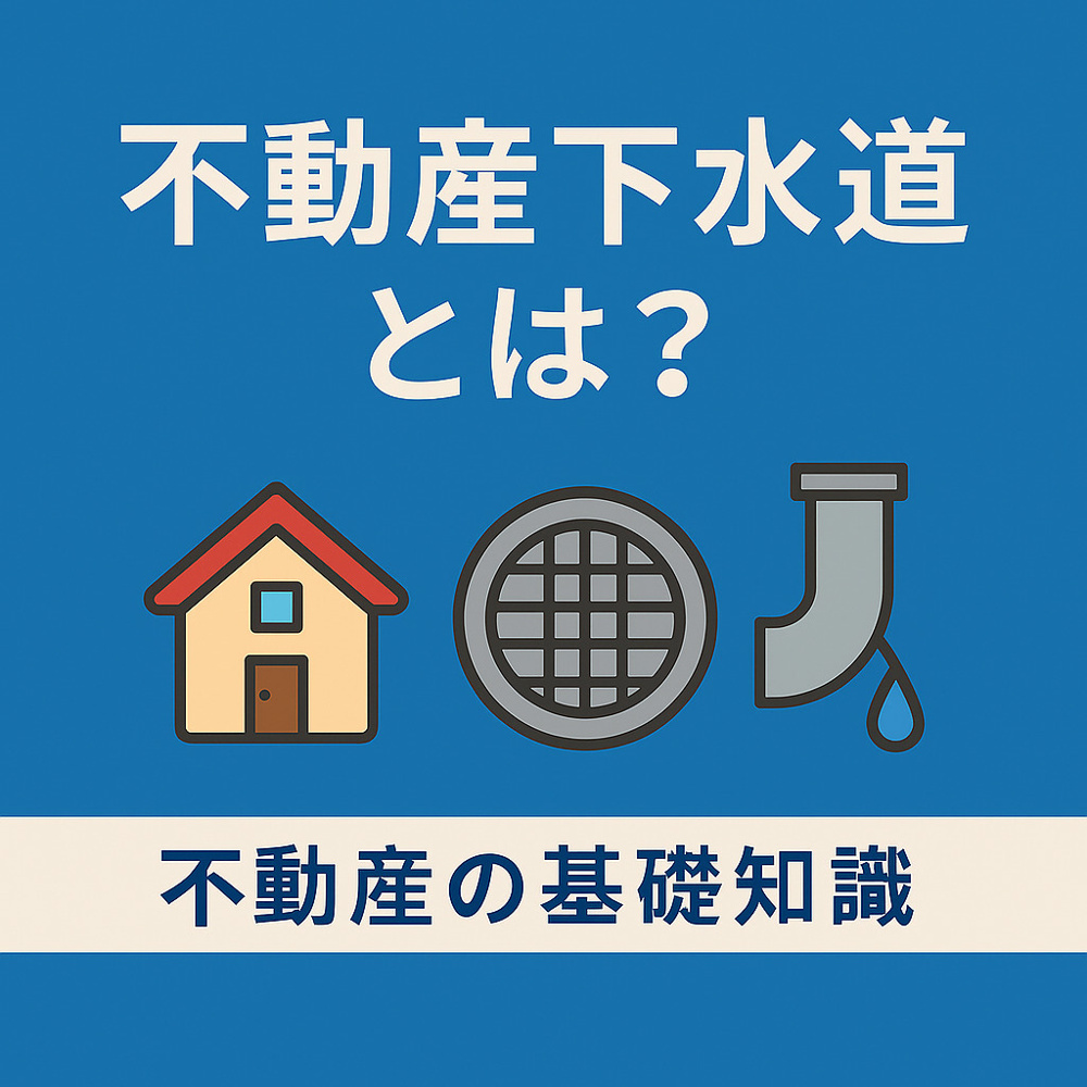  不動産の基礎知識：下水道とは？本下水・浄化槽の違い／接続義務・費用・トラブル対策をやさしく解説の画像