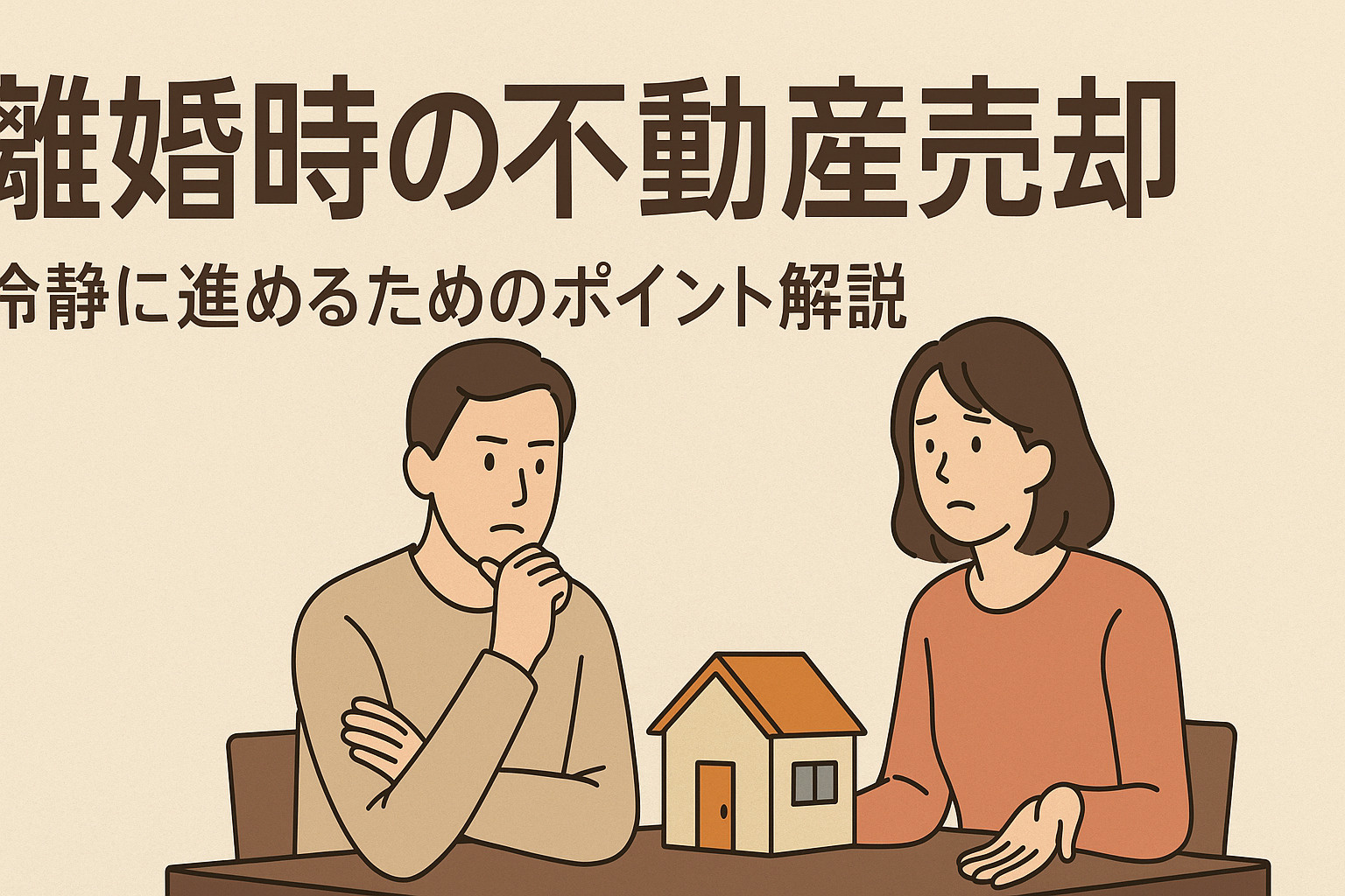 離婚時の不動産売却についての画像