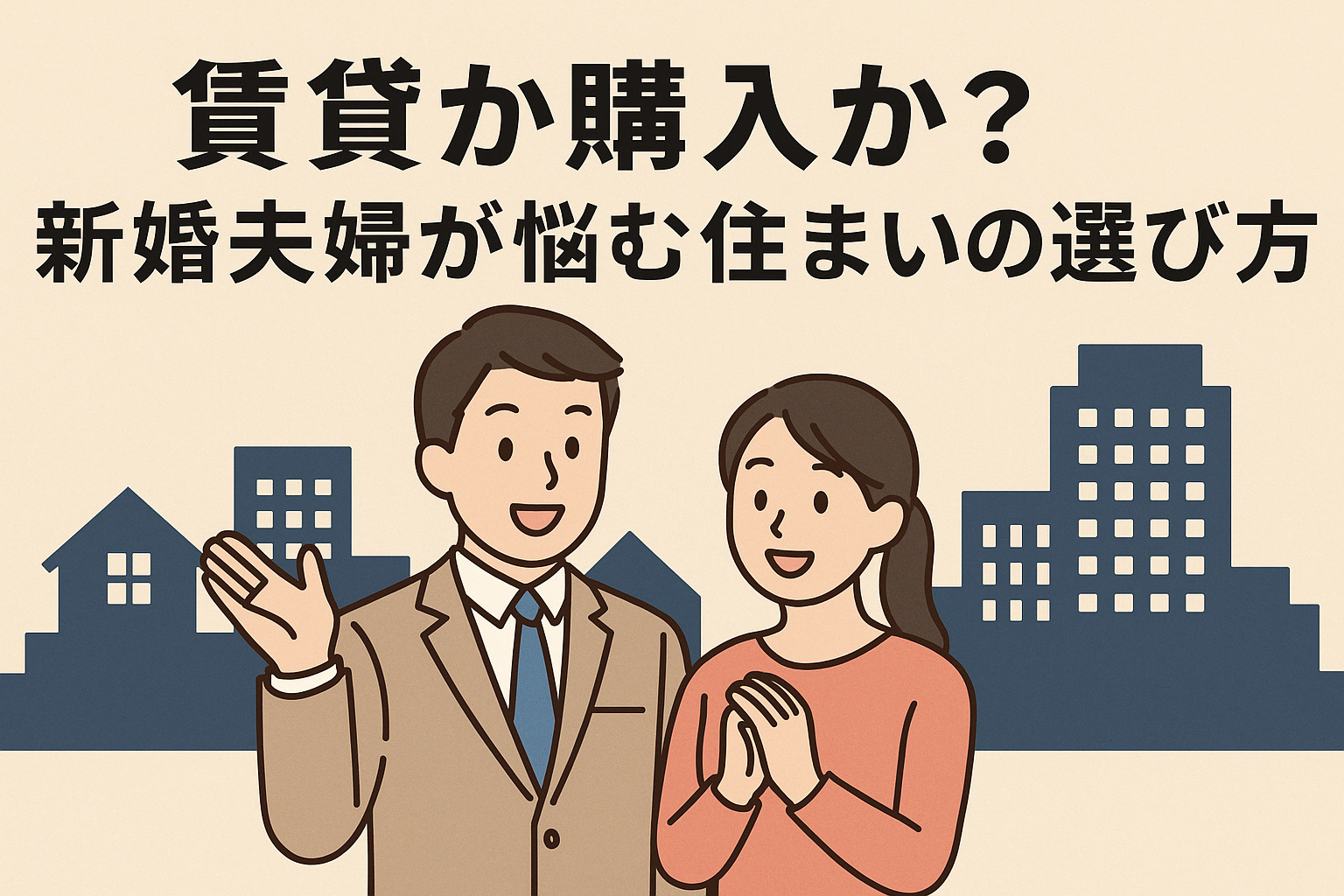新婚生活には賃貸？購入？の画像