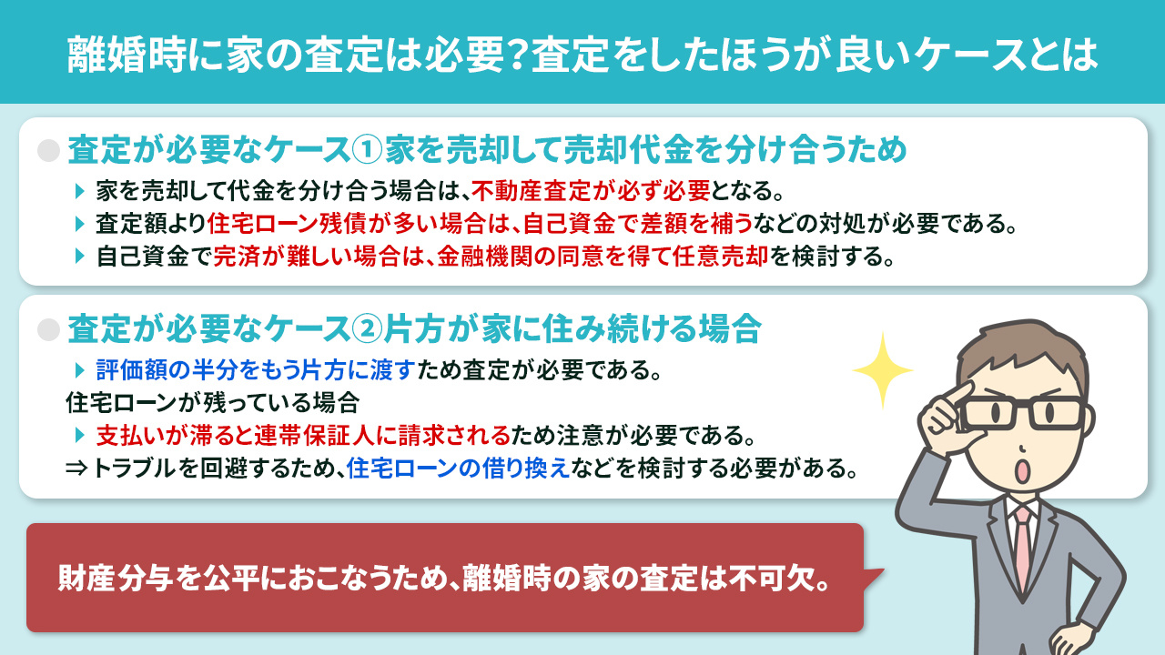 離婚時に家の査定は必要？査定をしたほうが良いケースとは